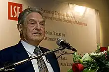 George Soros, homme d'affaires milliardaire.