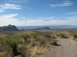 Vue depuis le Sotol Vista Overlook.