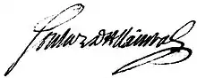 signature de Léonor Jean Soulas d'Allainval