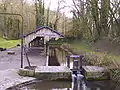 Le lavoir à Fontaine-la-Louvet.