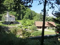 Château d'Arcier et parc.