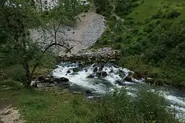 source de la Saine à Foncine-le-Haut.