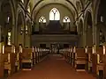 L'intérieur de l'église Sainte-Marie.