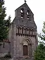 Façade occidentale de l'église Saint-Hilaire (juil. 2012)