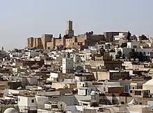 Vue de la kasbah, forteresse élevée dans la partie la plus haute de la médina.