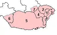 circonscriptions parlementaires de South Glamorgan avant 2010
