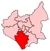 A large constituency in the south of the county.