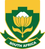 alt=Écusson de l' Équipe d'Afrique du Sud féminine