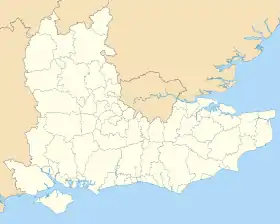 (Voir situation sur carte : Angleterre du Sud-Est)