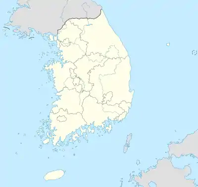voir sur la carte de Corée du Sud