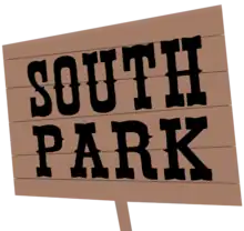 Description de l'image South Park sign logo.png.