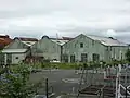 Hangars en fer abandonnés, aujourd’hui démolis