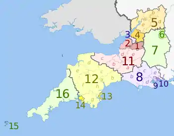 Localisation des subdivisions