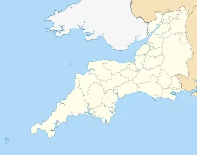 Voir sur la carte administrative d'Angleterre du Sud-Ouest