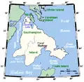 carte détaillée de l'île Southampton