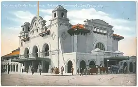 Gare de Third and Townsend Depot (San Francisco, Californie).