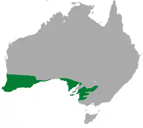 Description de l'image Southwestern Pygmy Possum area.png.
