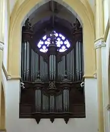 Orgue construit par François-Henri Clicquot en 1783, classé MH.