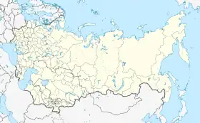 (Voir situation sur carte : Union soviétique)