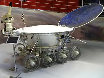 Le rover lunaire soviétique Lunokhod.