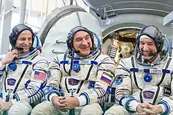 Morgan, Skvortsov et Parmitano