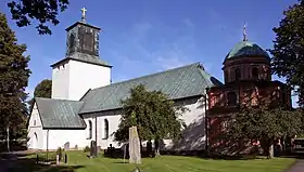 L'église de Spånga en septembre 2011.