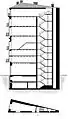 Plan de la section du bâtiment