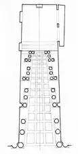 plan de la Galerie de Francesco Borromini