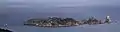 Les Iles Medes vues depuis le Massif du Montgrí. Il y a des notes sur cette image avec les noms et altitudes des iles, cliquez ici.