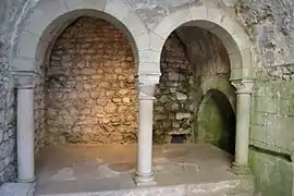 Caldarium médiéval, dit "arabe", à Gérone, Espagne.