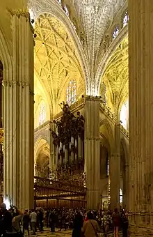 photo : orgues de la Cathédrale de Seville