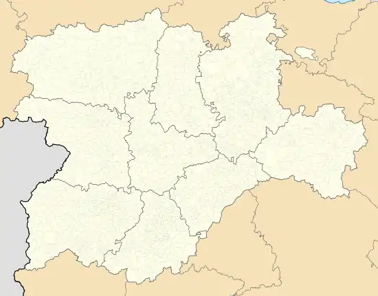 Carte des mégalithes en Castille-et-León