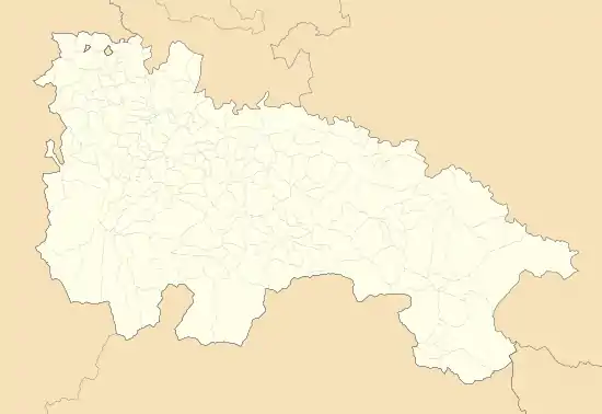 Carte des mégalithes dans La Rioja