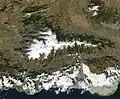 Image satellite de la Sierra Nevada.