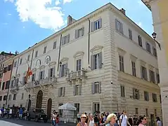 Palais d'Espagne (ambassade d'Espagne auprès du Saint-Siège)