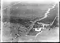 Vue aérienne du fort Saint-Jean à la confluence du bayou Saint-Jean et du lac Pontchartrain en 1922