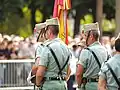 Garde au drapeau lors du 14 juillet 2007 à Paris