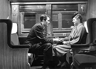 Gregory Peck et Ingrid Bergman dans La Maison du docteur Edwardes (1945).