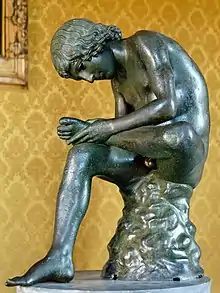 Le tireur d'épine. Bronze, H. 73 cm. 100-50. Palazzo Massimo alle Terme