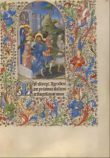 Les Heures de Spitz, Le Portement de croix f.31.