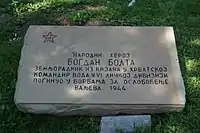 Plaque de Bogdan Bolta.