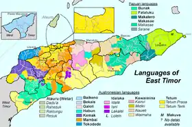 Image illustrative de l’article Langues au Timor oriental