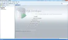 Description de l'image Sql developer main window.png.