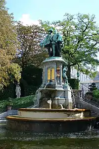 Fontaine des comtes d'Egmont et de Hornes.