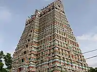 Gopura du temple de Sri Ranganathaswamy