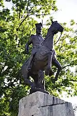 Statue équestre de Jean-Henri Dombrowski, Środa Wielkopolska