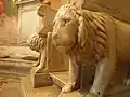 Lions du trône épiscopal