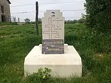 Stèle en souvenir du 15 août 1944 camp Didier