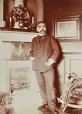 Photographie du poète français Stéphane Mallarmé