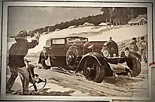 Stéphane de Bissy sur le Monte-Carlo 1925.